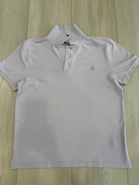 Moose Knuckles Lavender Polo Shirt Top Size Small